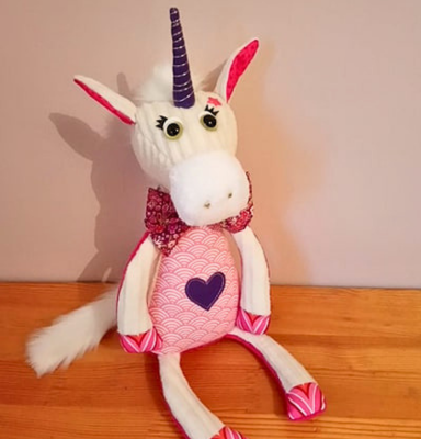 peluche licorne Minus patron Laetibricole
