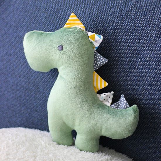 Couture doudou dinosaure